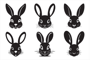 Silhouette Vector design of a Rabbit icon