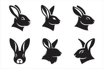 Silhouette Vector design of a Rabbit icon