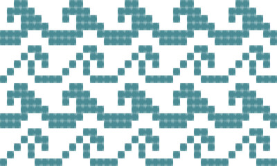 Seamless wave Pattern geometric crochet and knitting patterns are traditional. pixel art, Aztec-style. design for texture, fabric, clothing, wrapping, decoration, rugs, carpet, bag