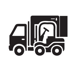 forklift truck icon