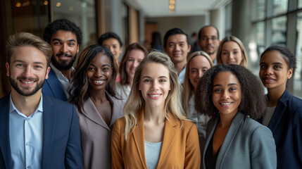 A Group of People Standing Together