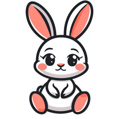 Fototapeta na wymiar Bunny rabbit illustration