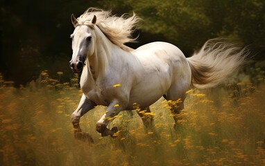Majestic Equine Elegance Meadow Trot