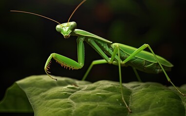 Elegant Praying Mantis Pose