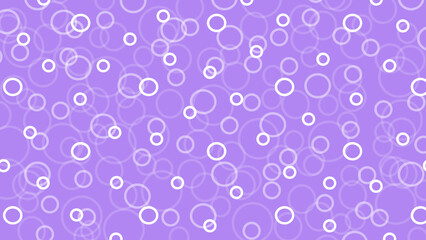 Purple seamless pattern with white circles