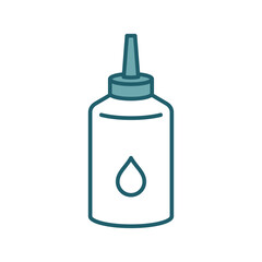 sewing oil icon vector design template simple and clean