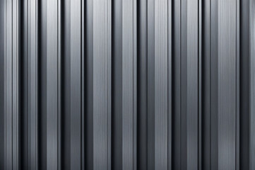 Close-up background vertical lines full frame. Gray steel wall abstract textured. Art concept and style for design, textures and wallpaper. Copy space