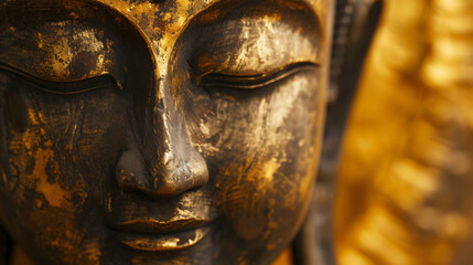 Fototapeta na wymiar Buddha Gold