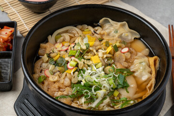 Harekatsu, pork cutlet, shrimp cutlet, kimchi fried rice, kimchi, cheese katsu, udon, roskatsu, fish cutlet, side dish, sauce, cabbage