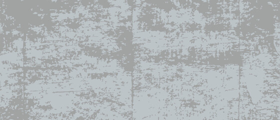 Abstract grunge textured horizontal background in shades of gray and blue, old shabby texture.