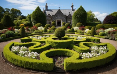 Creating Intricate Designs in a Formal Knot Garden