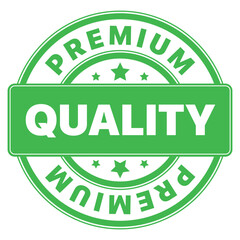 Premium certified quality stamp
