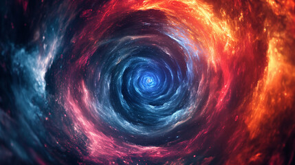 Colorful Spiral in Space