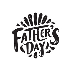Obraz premium Happy Father's day, slogan t shirt vector illustration