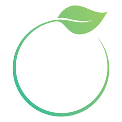 Circle leaf logo
