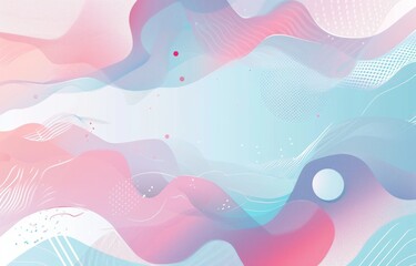 Wavy pattern of pastel shades. Modern abstract colorful background.