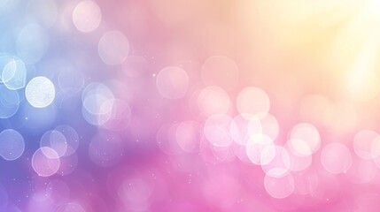 Obraz premium Pastel bokeh abstract light background