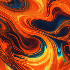 abstract orange and blue background