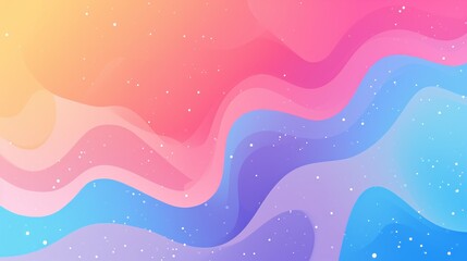 Abstract background with wavy lines