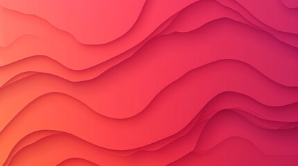 Abstract wallpaper of flowing red curves. Beautiful close-up background.