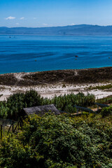 Paisaje en las Islas Cies.