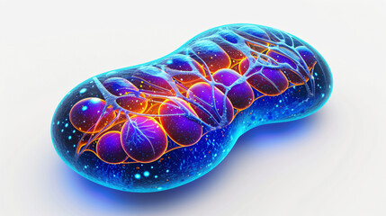Cross-section view of Mitochondria