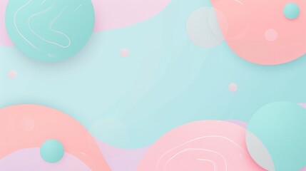 Colorful geometric background with fluid shapes