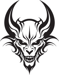 Prismatic Enigma Black Logo, Light and Shadow Quantum Cascade Vector Icon, Energy Unleashed