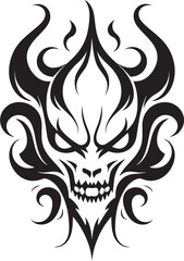 Fractal Bloom Vector Icon, Chaotic Beauty Prismatic Enigma Black Logo, Light and Shadow