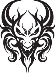 Dark Dominion Devilhead Tattoo Symbol Shadowed Sovereignty Evil Devilhead Emblem