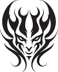 Temptation Token Devilhead Logo in Ebony DEVILHEAD Embracing the Darkness Within