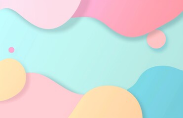 Abstract background with wavy lines
