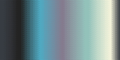 Pastel colors gradient seamless background in pixel art style. 8-bit blue dithering backdrop. Vector illustration.