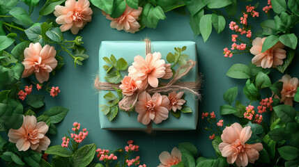 Mother day concept, flower background