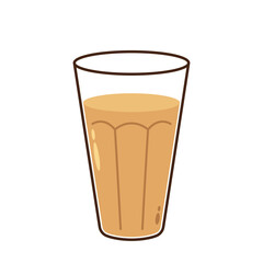 Indian hot drink vector. Indian chai icon. Chai is Indian drink. Kerala tea shop illustration vector eps. Indian Kerala roadside. Kerala tea shop line drawing. Kerala Old.