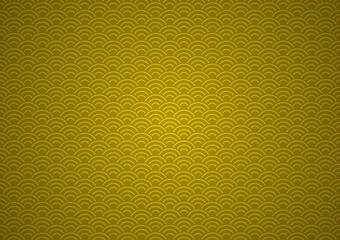 Chinese traditional oriental ornament background, yellow clouds pattern background.