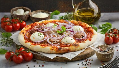 Lamb Meat Pizza