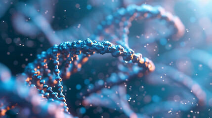 DNA with water surface background