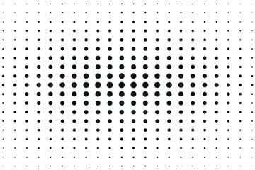 Black dots oval background
