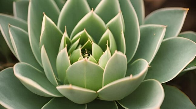 Beautifully bloomed agave leaves female plant like lotus flower. Natural floral pattern agave plant succulent concept, toned image to trendy color of year