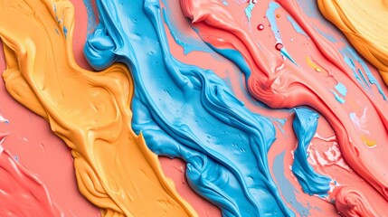 Multicolored abstract plasticine textured background.