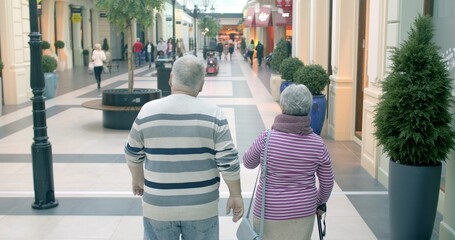 Purchasing Power of Seniors: Navigating Consumer Trends. Elderly Explorers Strolling Through City,...