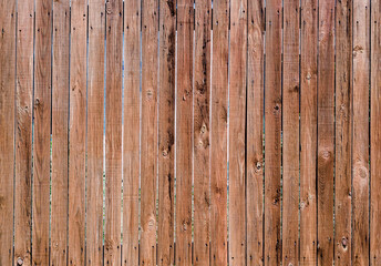 texture of a wooden fence of old boards with knots