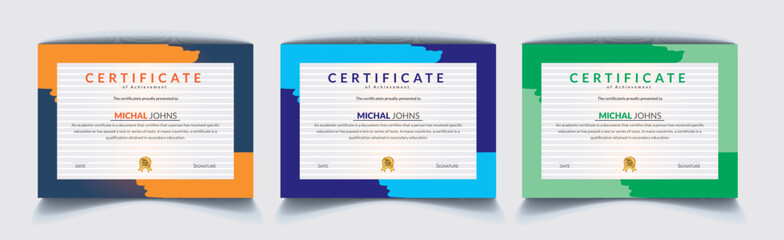 Corporate Certificate Design