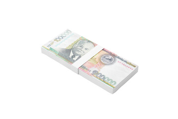 Obraz na płótnie Canvas Money Kip Laos Bank png cash business 100000 kip