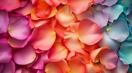 Rose petals background