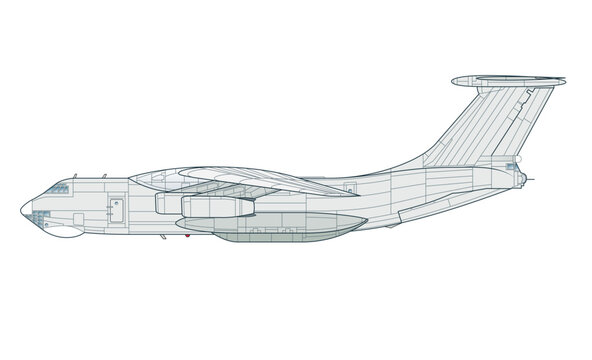 Russisches Transportflugzeug