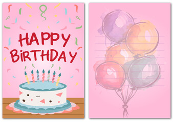 Postcard Happy Birthday 