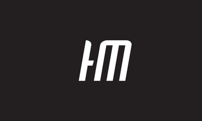 HM, MH , M , H , Abstract Letters Logo Monogram