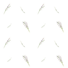 lavender seamless pattern